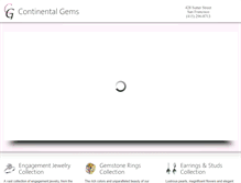 Tablet Screenshot of continentalgems.com